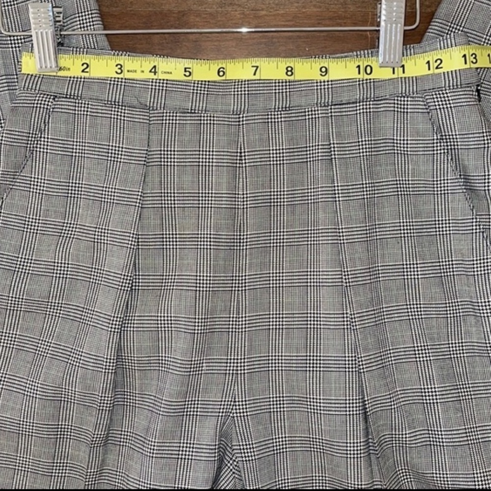 Lauren Ralph Lauren Glen Check High Waisted Cuffed Pants Sz. 8 Petite - Picture 10 of 14